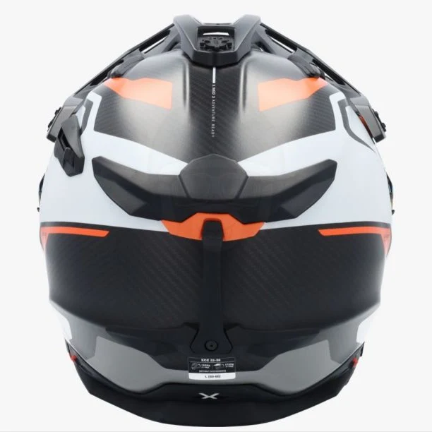 Nexx Helmet X.WED3 KEYO CARBON WHITE.ORANGE MT