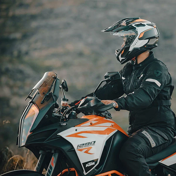 Nexx Helmet X.WED3 KEYO CARBON WHITE.ORANGE MT