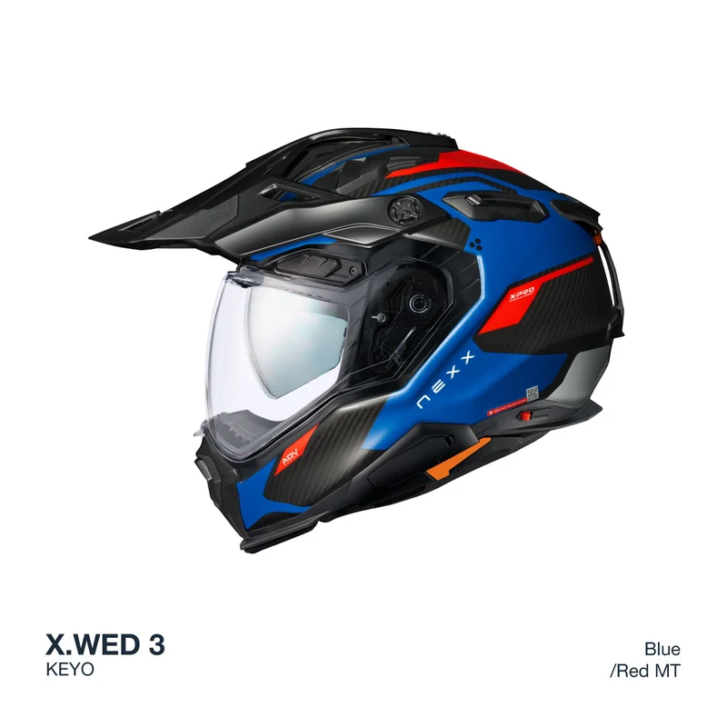 Nexx Helmet X.WED3 KEYO BLUE.RED MT
