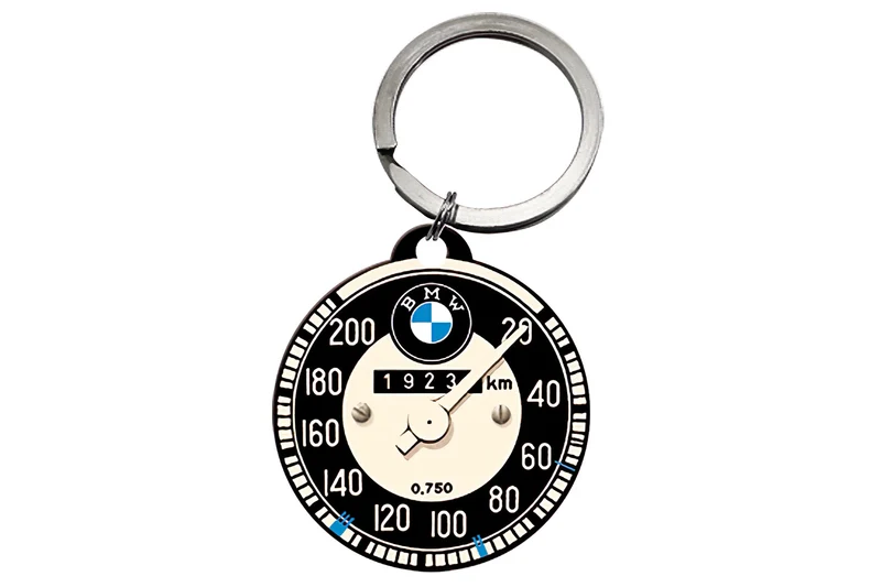 BMW Speedometer key chain round - Nostalgic Art