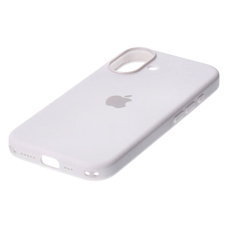 Apple Silikon Case iPhone 17 Weiß mit Magsafe