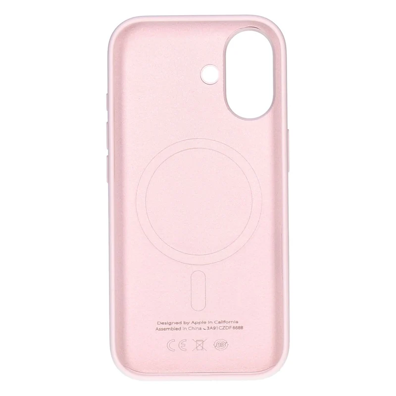 Apple Silikon Case iPhone 17 Hellrosa mit Magsafe