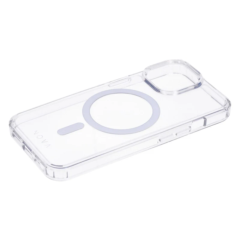 NOVA Crystal Mag Case transparent passend für Apple iPhone 15
