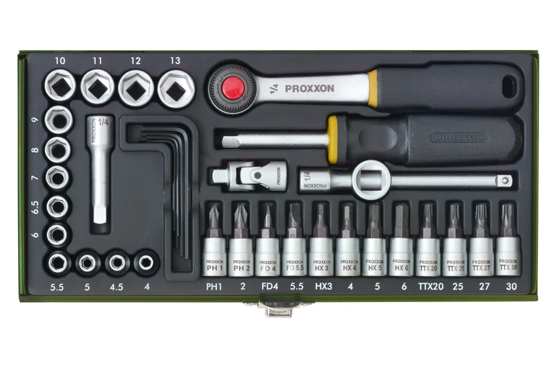 PROXXON socket set 1/4 â 36-part