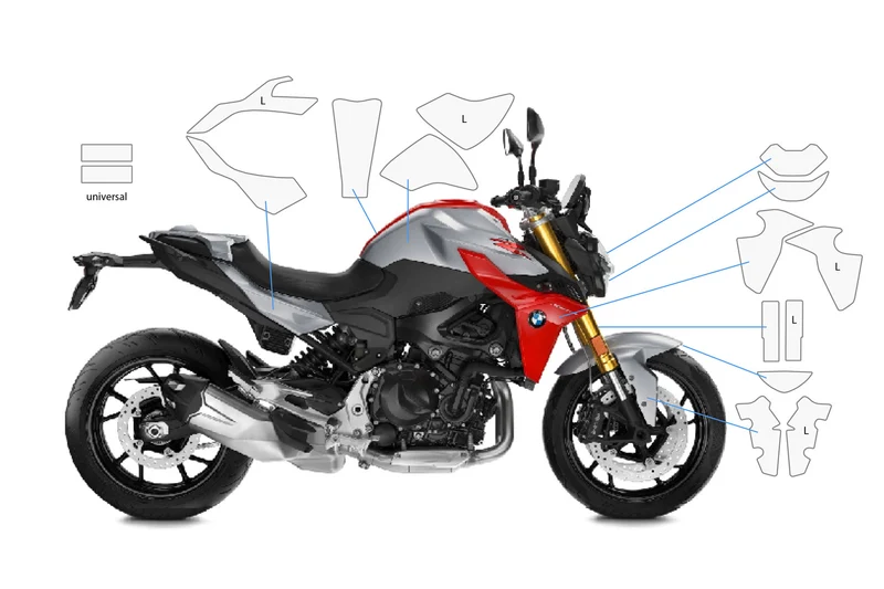 Complete paint protection set PremiumShield F 900 R