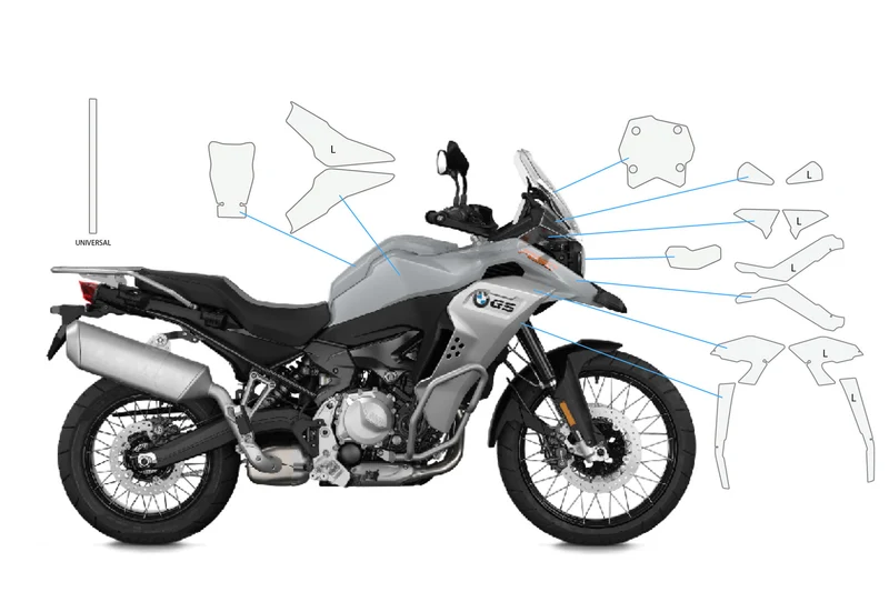 Complete paint protection set PremiumShield F 850 GS Adventure