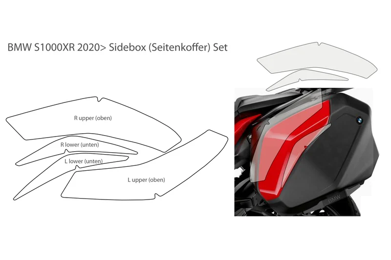 Pannier protection foil PremiumShield S 1000 XR