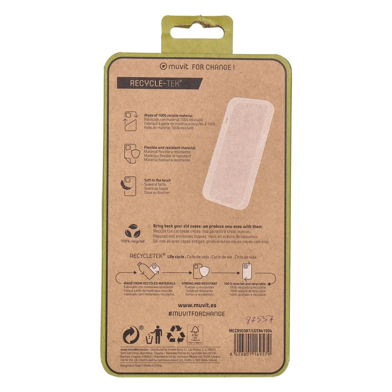 Muvit Samsung Galaxy A23+ 5G Silicon Case Transparent