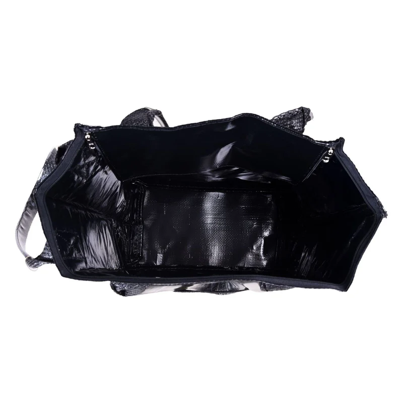 Hulken® Small Shopper mit Rollen Black
