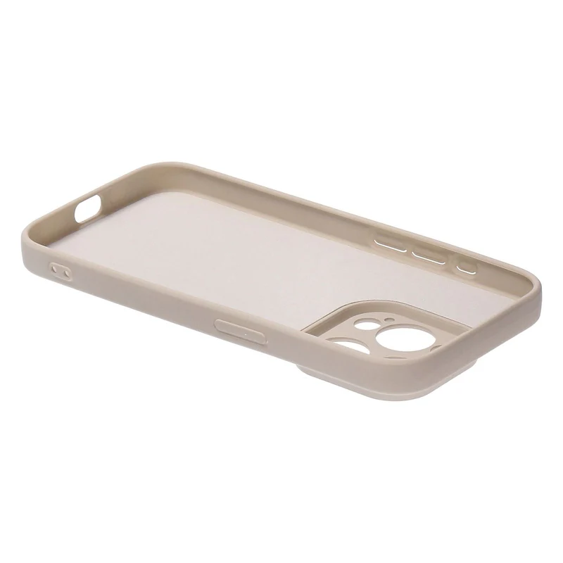 Mobilize Protection Pack iPhone 15 Pro Silikon Case Creme und Displayschutz