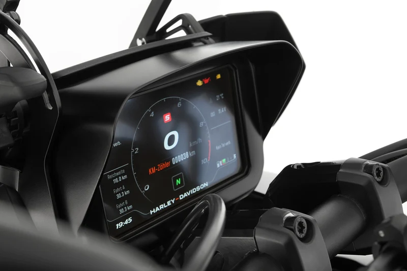 Wunderlich glare shield for TFT 6,8â cockpit