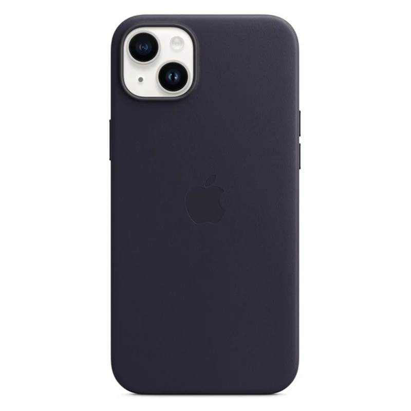 Apple Leder Case Dunkelblau MagSafe iPhone 14 Plus
