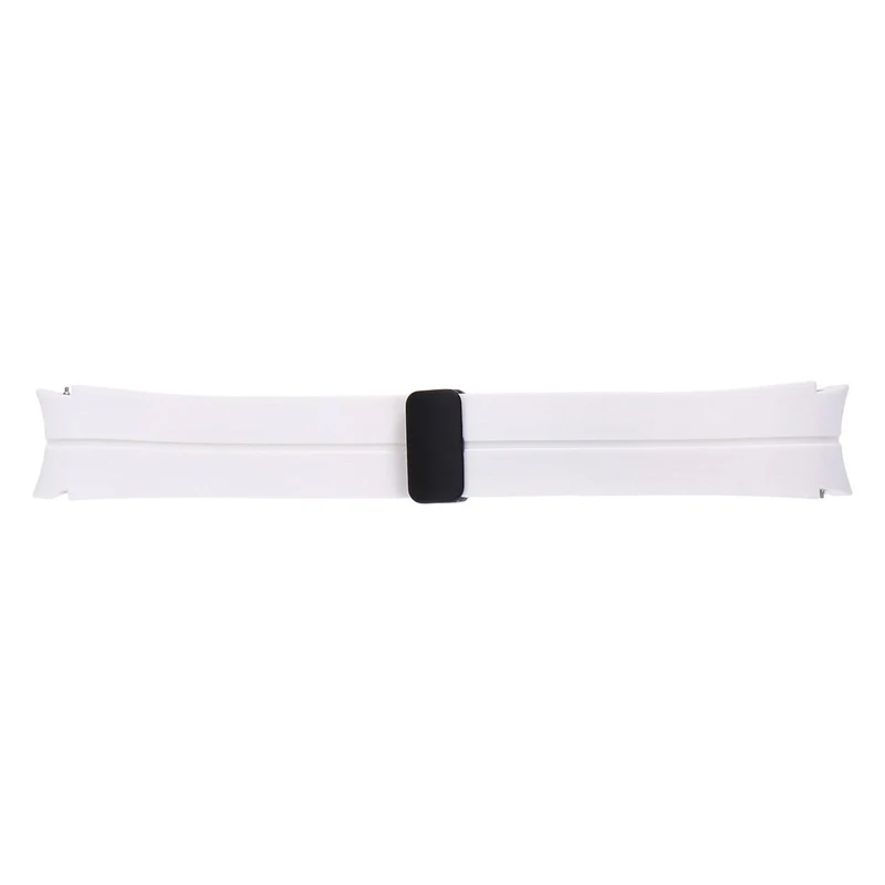 Pincode D-Buckle Silikon Sportarmband Weiß 20mm Samsung Galaxy Watch 7/6/5/4