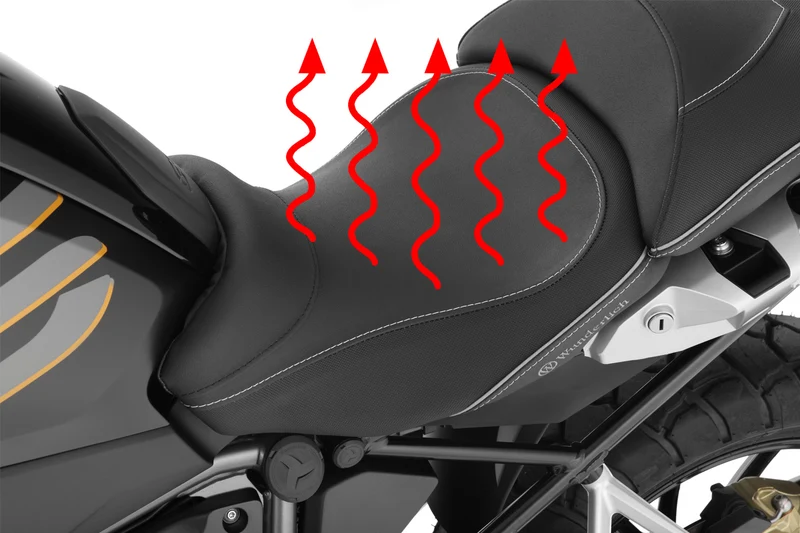 Wunderlich AKTIVKOMFORT rider seat - with seat heating Smart Plug & Play