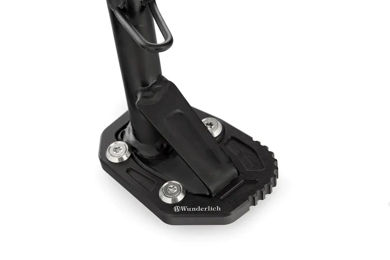 Wunderlich side stand enlarged support