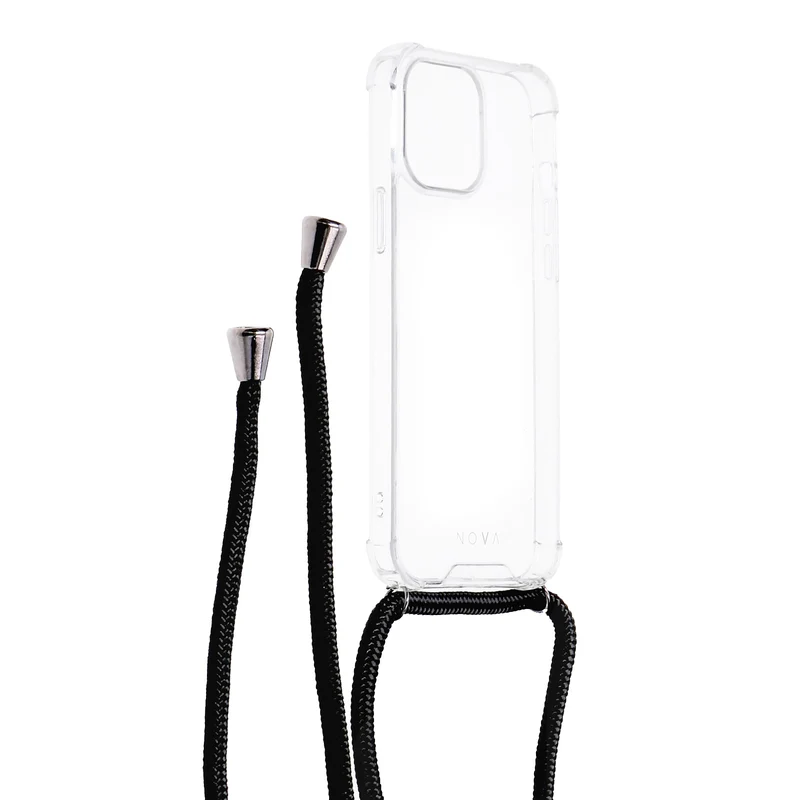 NOVA Neck Case für Apple iPhone 13 Pro Max transparent/schwarz