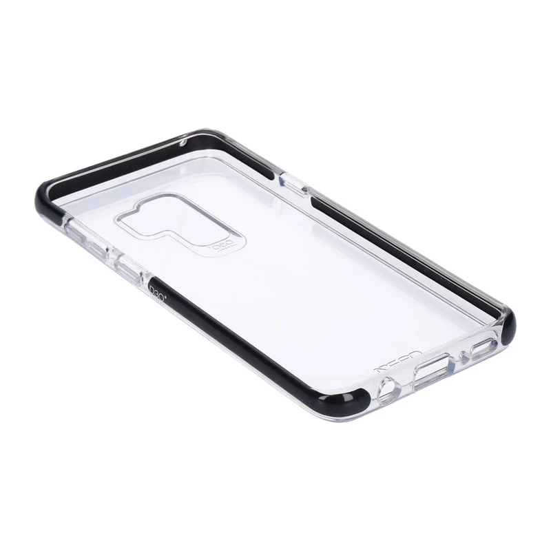 Gear4 Piccadilly Case Schutzhülle für Samsung Galaxy S9+ in schwarz/transparent