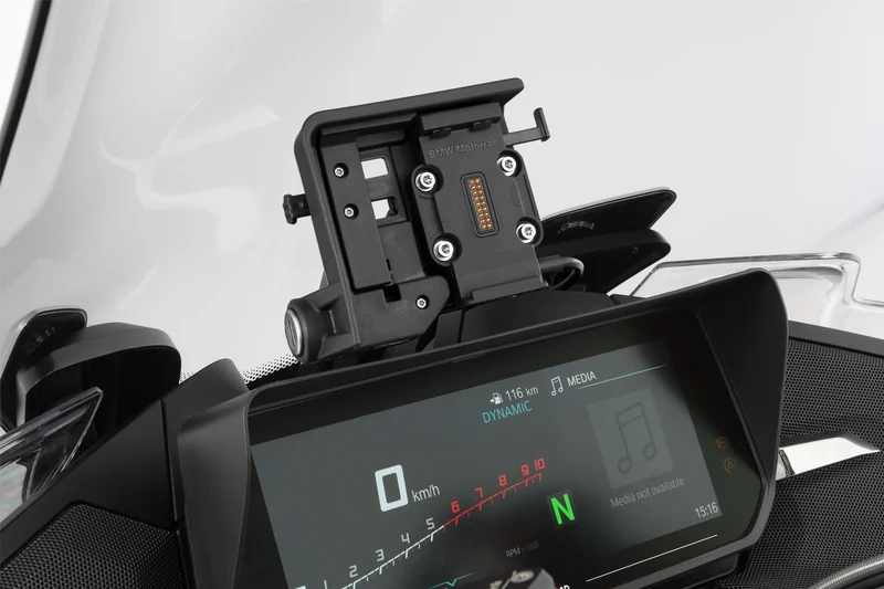 Wunderlich base holder for original Navigator R 1250 RT