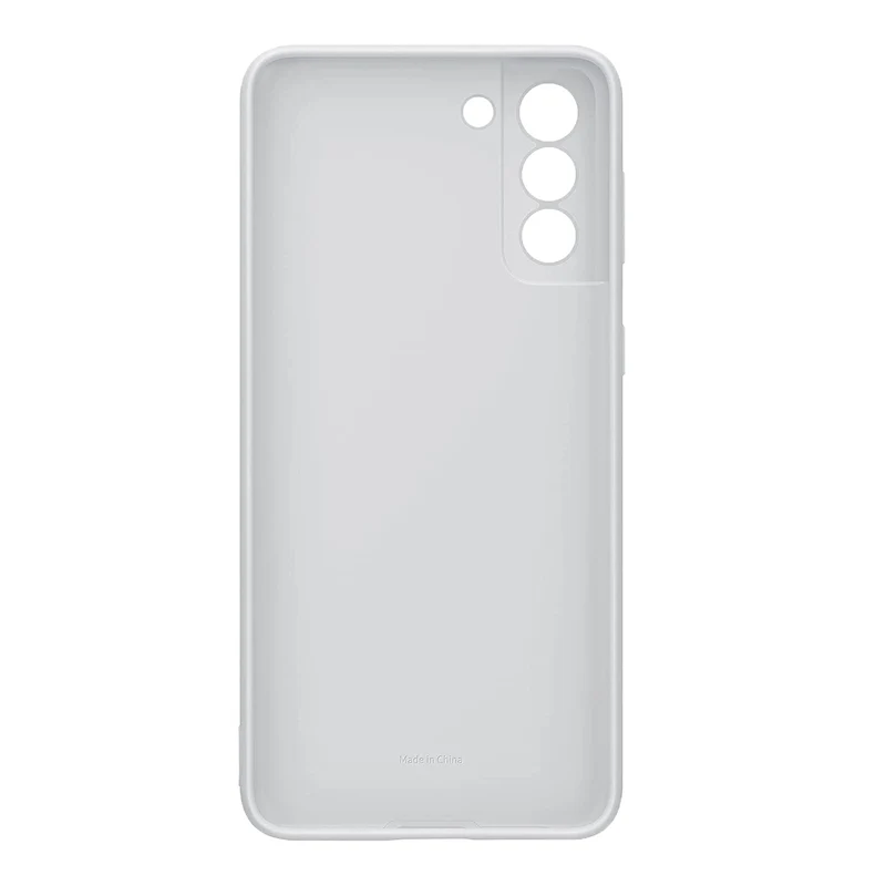 Samsung Silicone Cover Hellgrau passend für Galaxy S21+