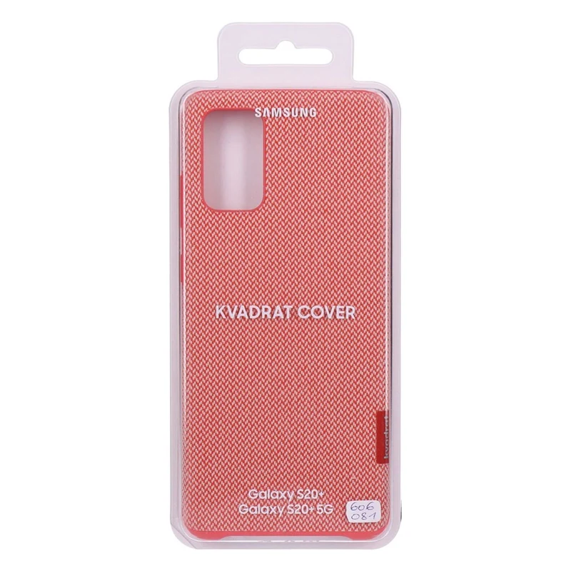 Samsung Kvadrat Cover Coque rot passend für Galaxy S20+