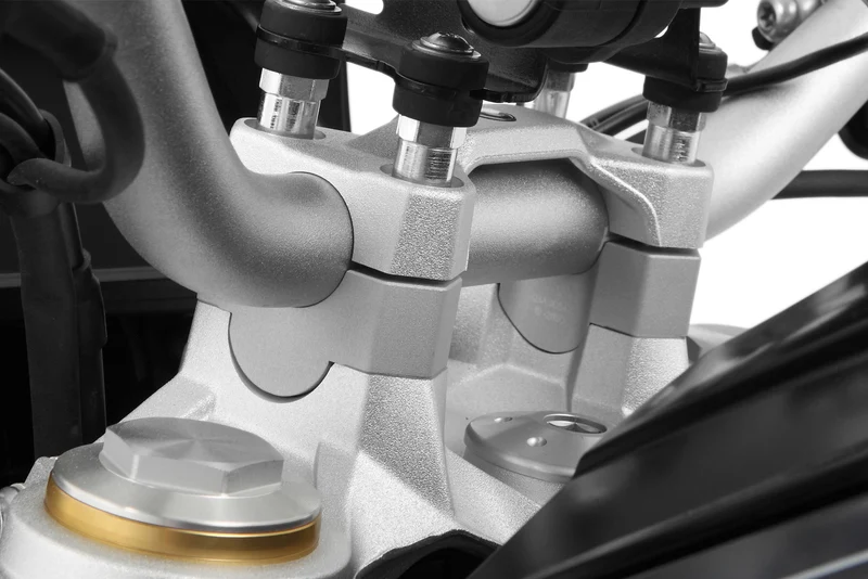 Wunderlich ERGO handlebar riser for models with BMW sat nav