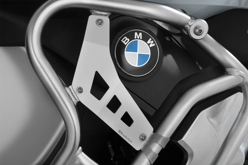 Wunderlich filler plates for tank protection bar extension R 1250 GS Adventure