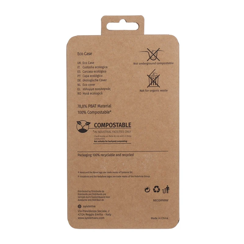 NOVA Eco Case Dunkelgrau passend für Apple iPhone XR