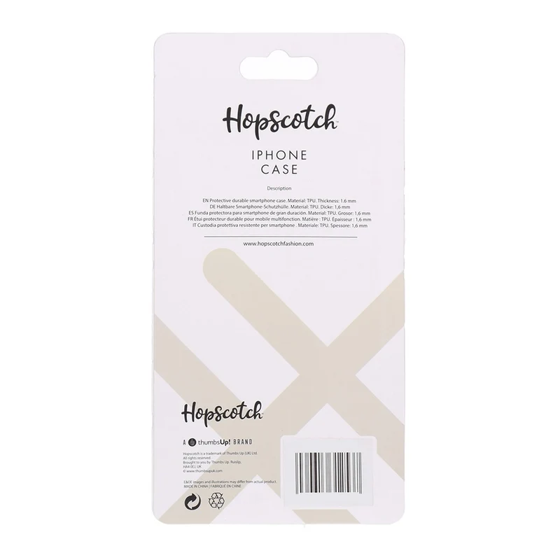 Hopscotch Silikon Case Schutzhülle grau für iPhone X/XS