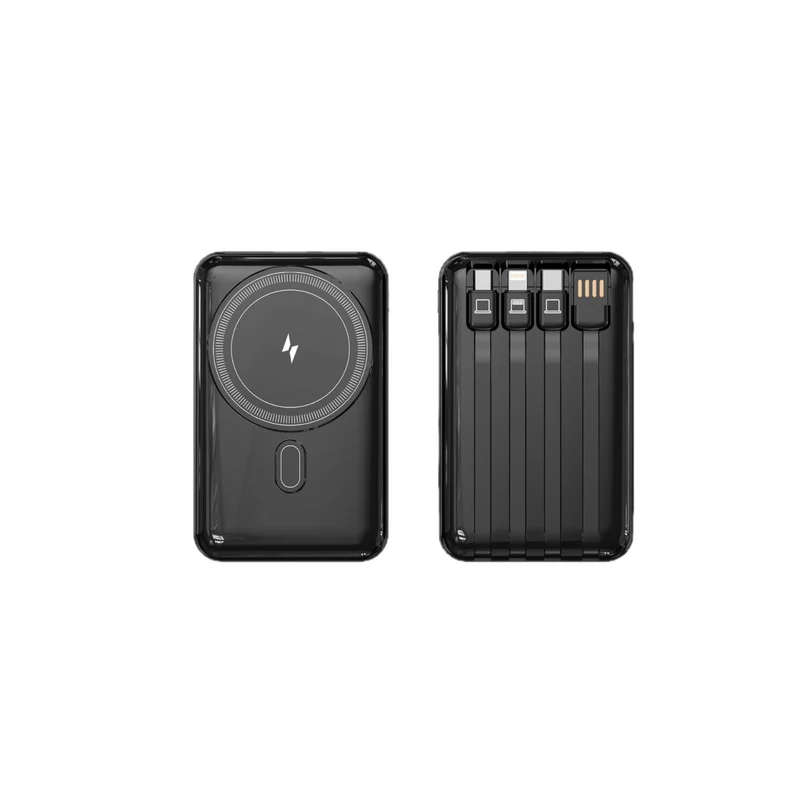 Powerbank mit integriertem Ladekabel und stilvollem Design Skanto