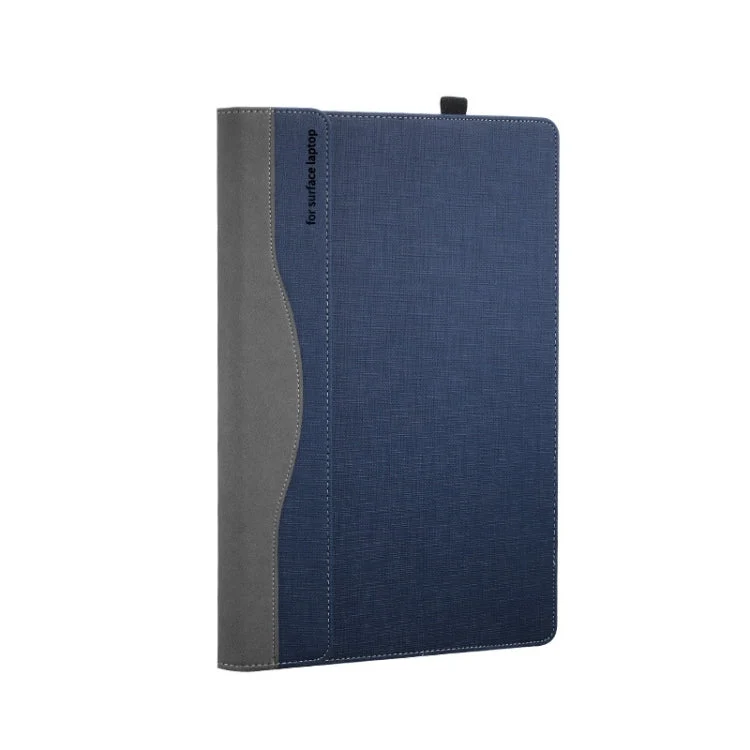 Skanto | 13,5-Zoll Multifunktionale PU-Lederhülle für Microsoft Surface Laptop 1/2/3/4 (Blau)