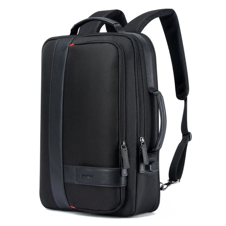 Skanto | Bopai 751-006561 Große Kapazität Business Casual Atmungsaktiver Laptop-Rucksack mit externem USB-Anschluss, Größe: 29 x 16 x 44 cm (Schwarz)