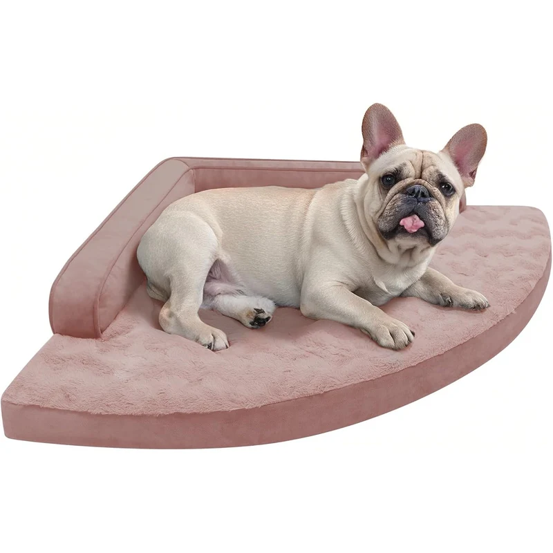 Halbmondförmiges orthopädisches Hundebett