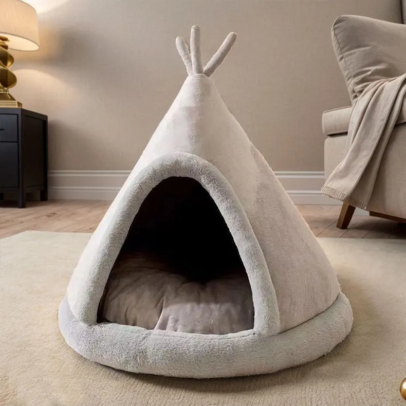 Gemütliches Zelt-Hundebett