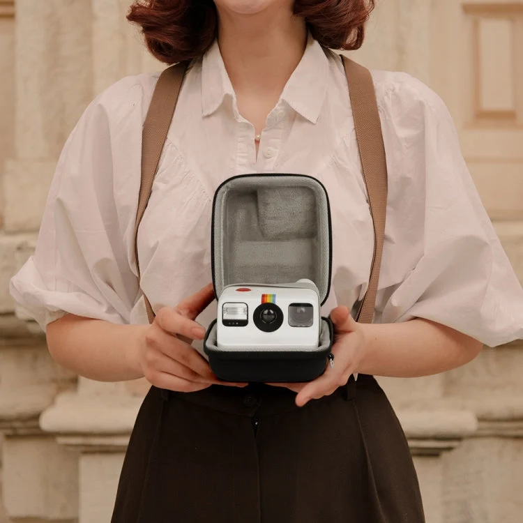 Skanto | Für Polaroid GO EVA Kameratasche Stoßfeste Kamera-Aufbewahrungstasche (Schwarz)