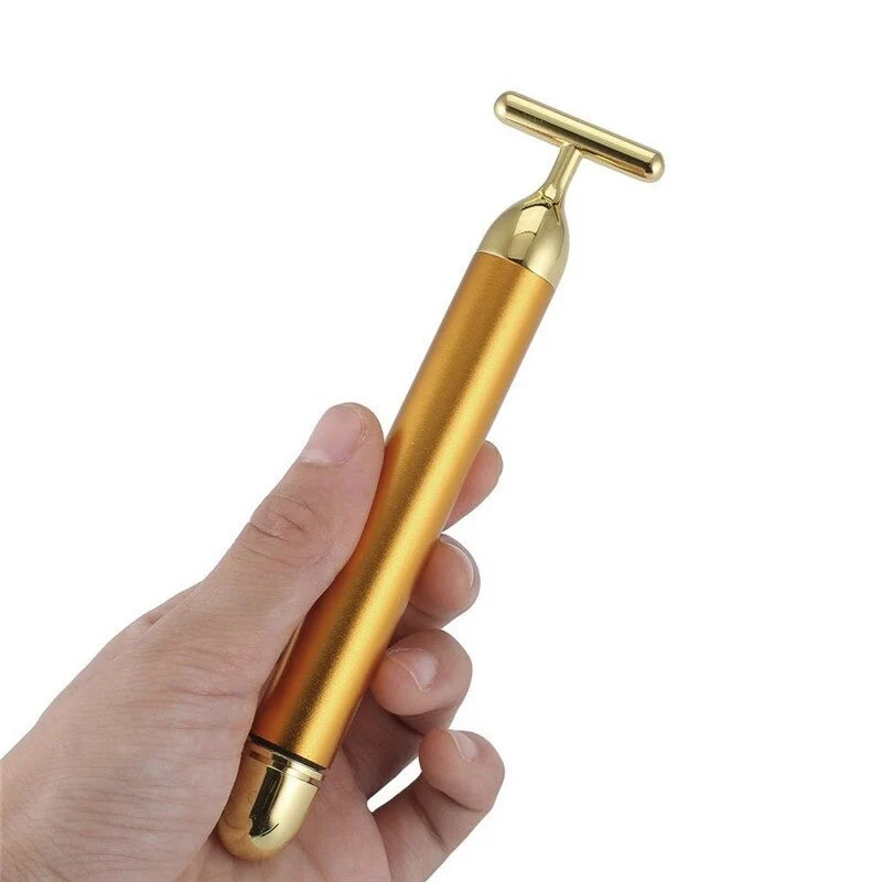 Skanto | Energy 24K Gold T Beauty Bar Gesichtsroller-Massagegerät