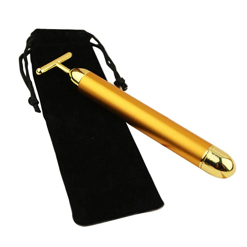 Skanto | Energy 24K Gold T Beauty Bar Gesichtsroller-Massagegerät