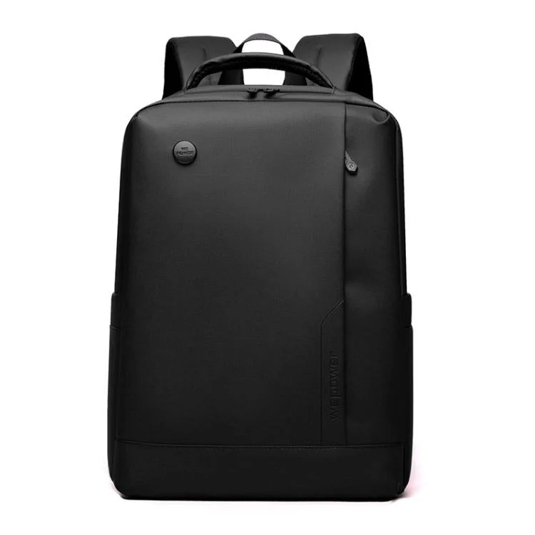 Skanto | WEPOEWR Herren 14-Zoll Laptop-Rucksack Wasserdicht Großes Fassungsvermögen Business Pendler-Rucksack (Schwarz)