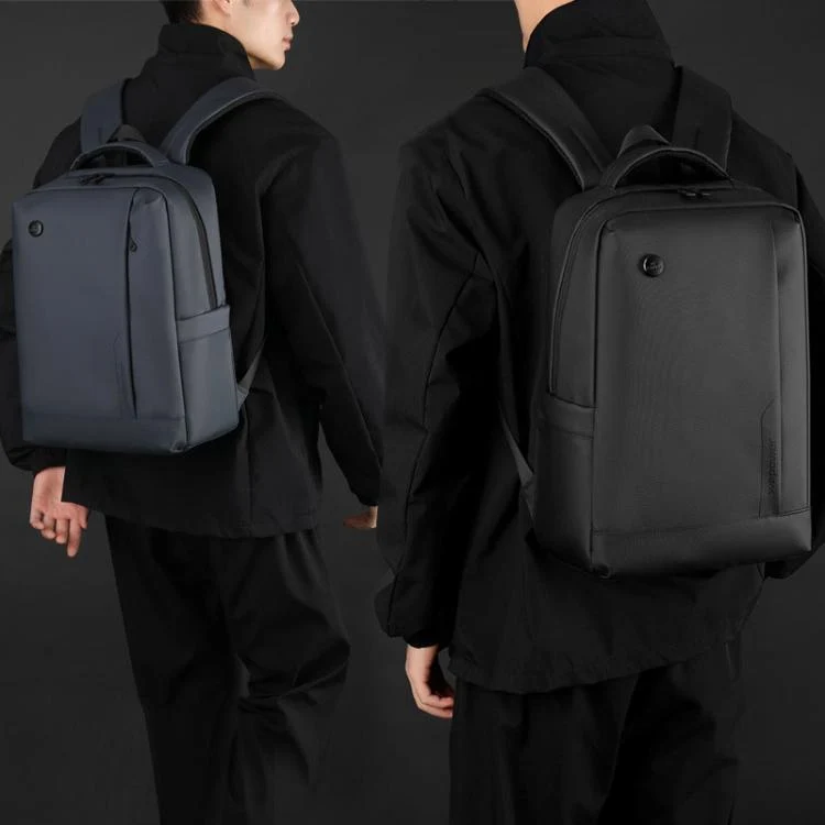 Skanto | WEPOEWR Herren 14-Zoll Laptop-Rucksack Wasserdicht Großes Fassungsvermögen Business Pendler-Rucksack (Schwarz)