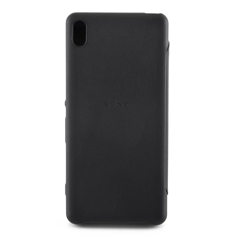 Sony Mobile Smartphone-Flipcover SCR54 Hülle für Xperia XA - Graphit-Schwarz