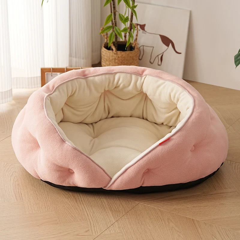 Luxuriöses Plüsch-Nest-Hundebett