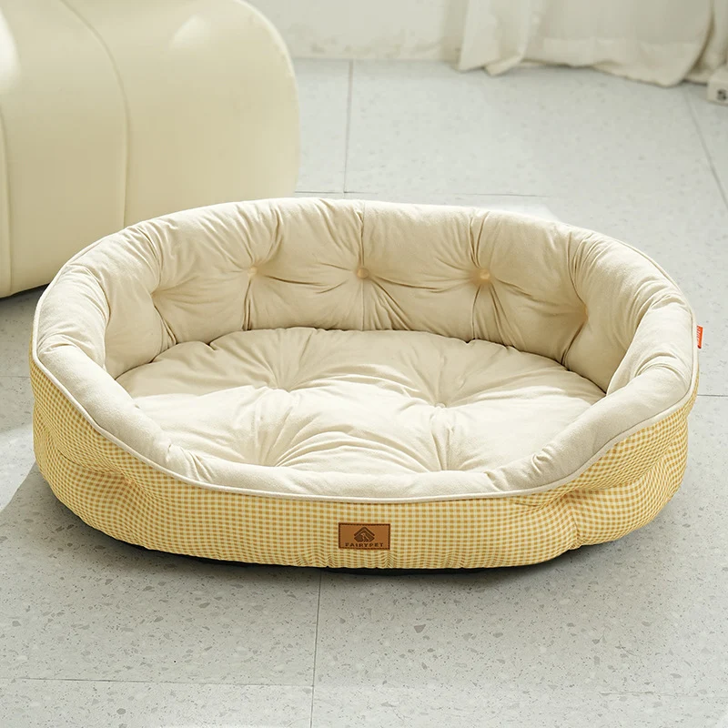 Elegantes Rüschen-Hundebett