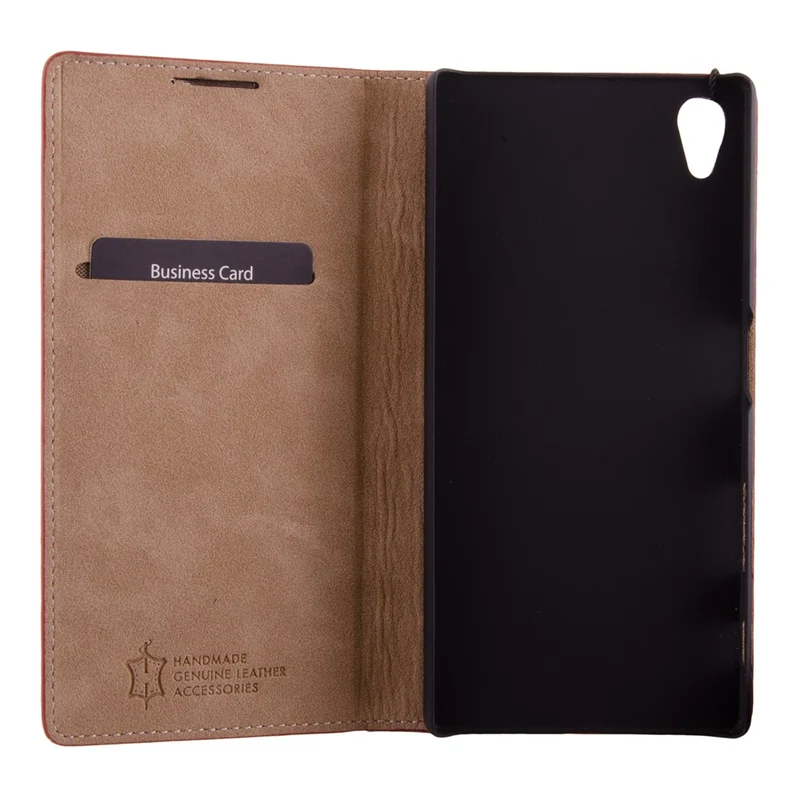 Mike Galeli Leder Flipcover MARC für Sony Xperia Z5 weinrot