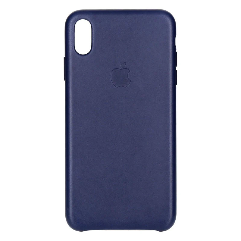 Apple Leder Case für iPhone Xs Max Mitternachtsblau