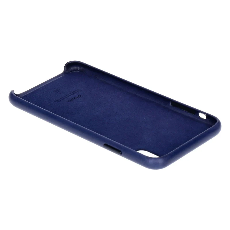 Apple Leder Case für iPhone Xs Max Mitternachtsblau