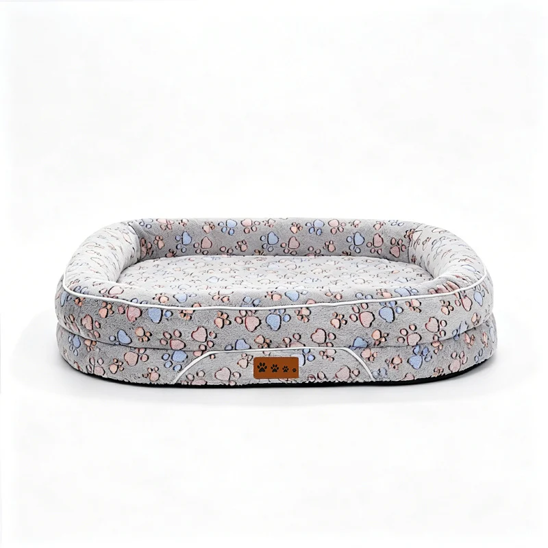 Plüsch Herzmuster-Hundebett