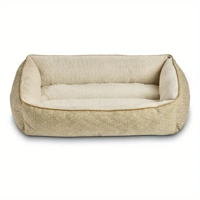 Texturiertes orthopädisches Lounge-Hundebett