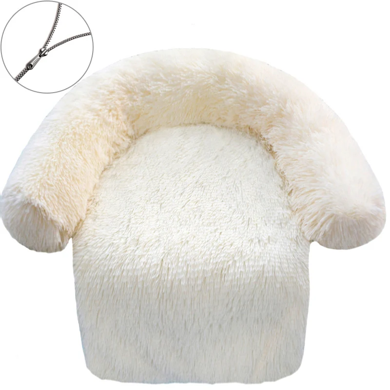 Plüsch-Sessel-Hundebett