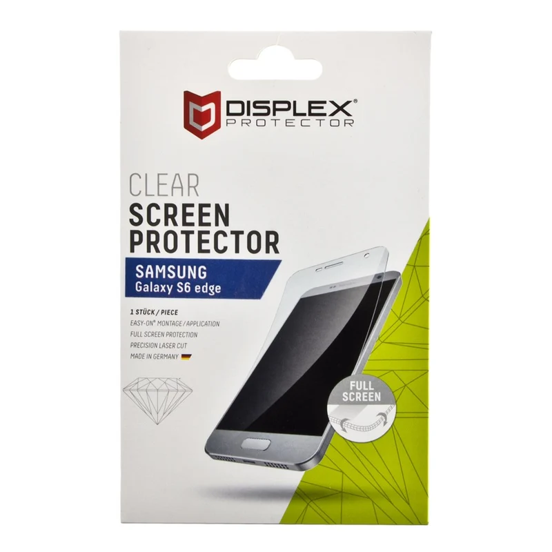 Displex Displayschutzfolie für FullScreen für Samsung Galaxy S6 Edge
