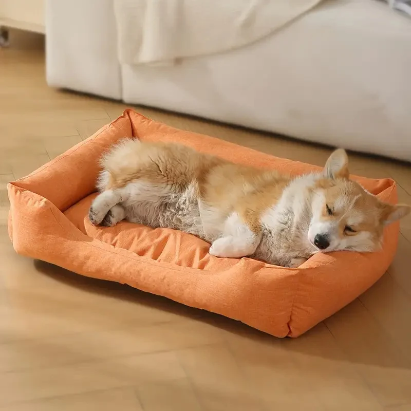 Stützendes orthopädisches Lounge-Hundebett