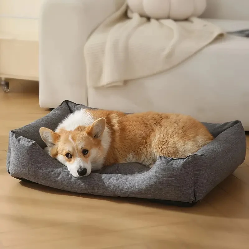 Stützendes orthopädisches Lounge-Hundebett